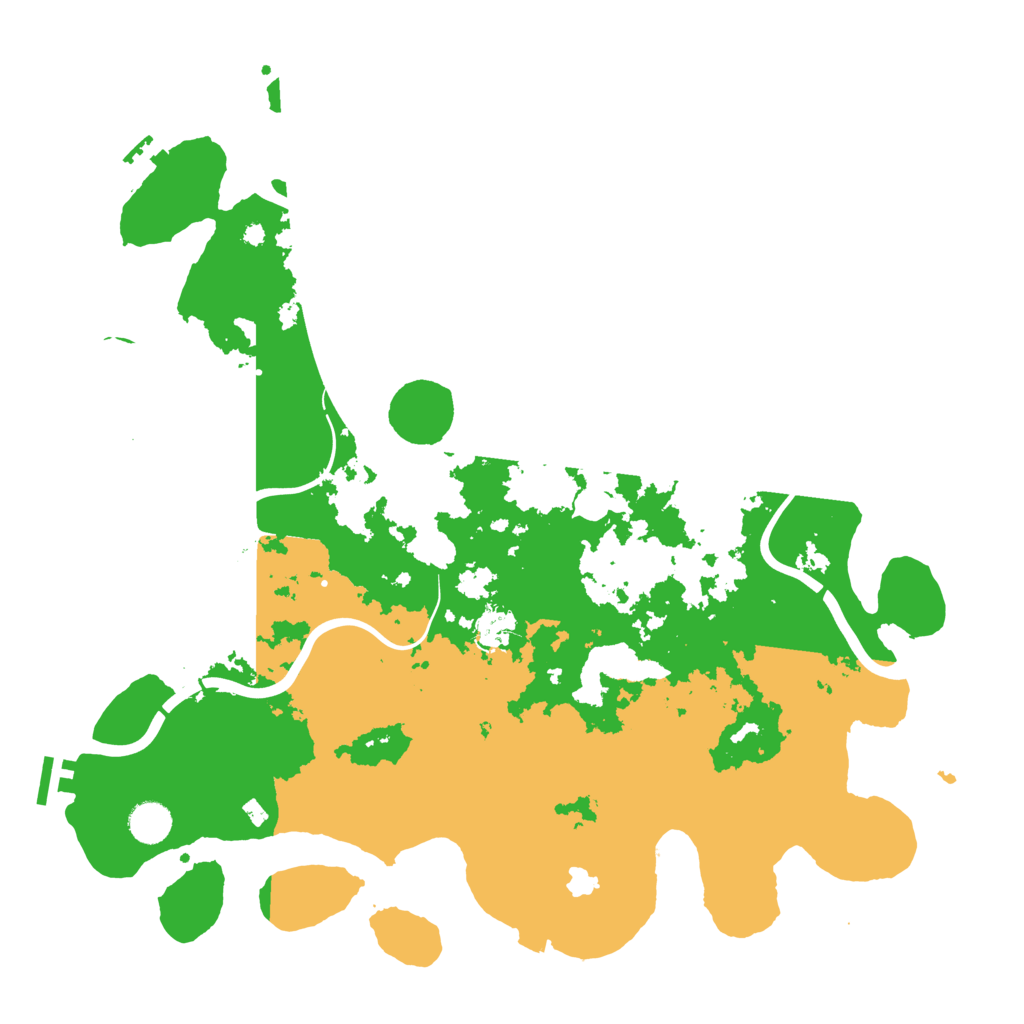 Biome Rust Map: Procedural Map, Size: 4250, Seed: 757450055