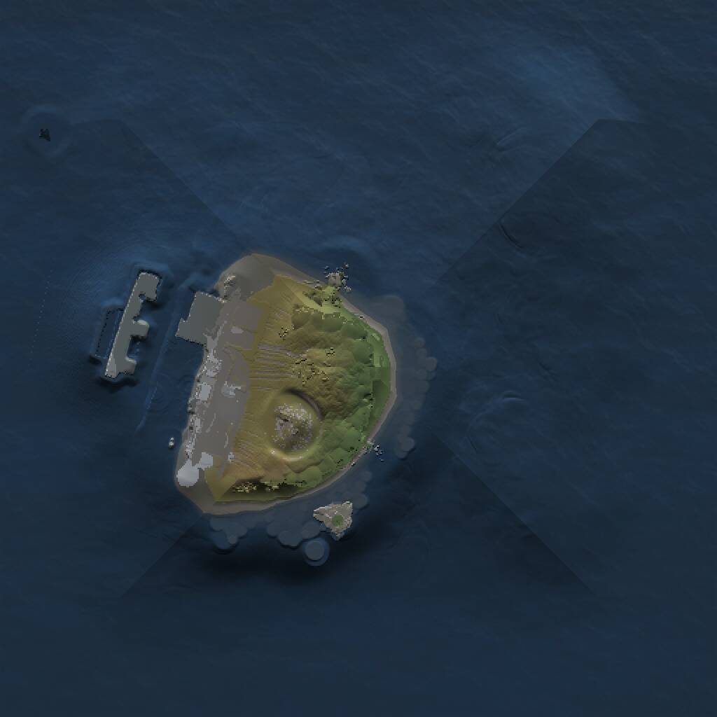 Rust Map: Procedural Map, Size: 1000, Seed: 6451, 2 Monuments