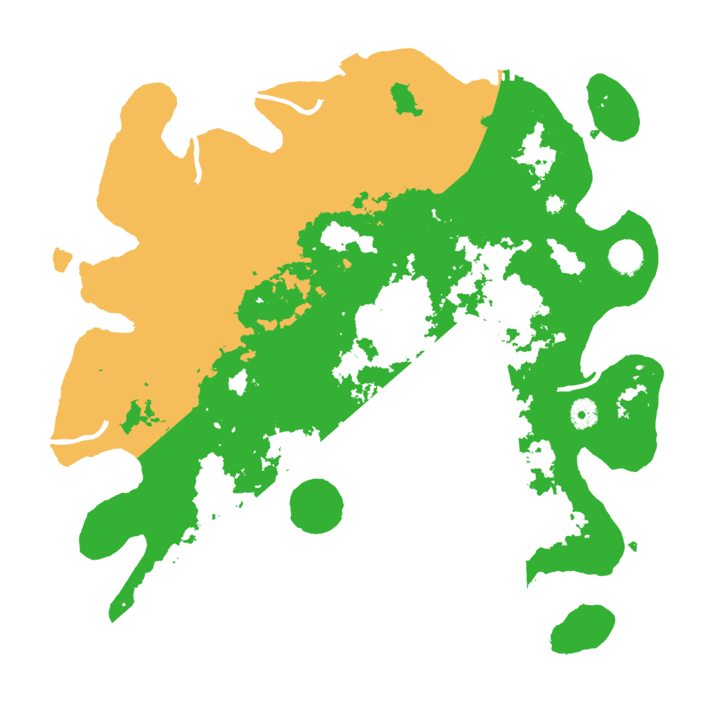 Biome Rust Map: Procedural Map, Size: 3700, Seed: 257397806