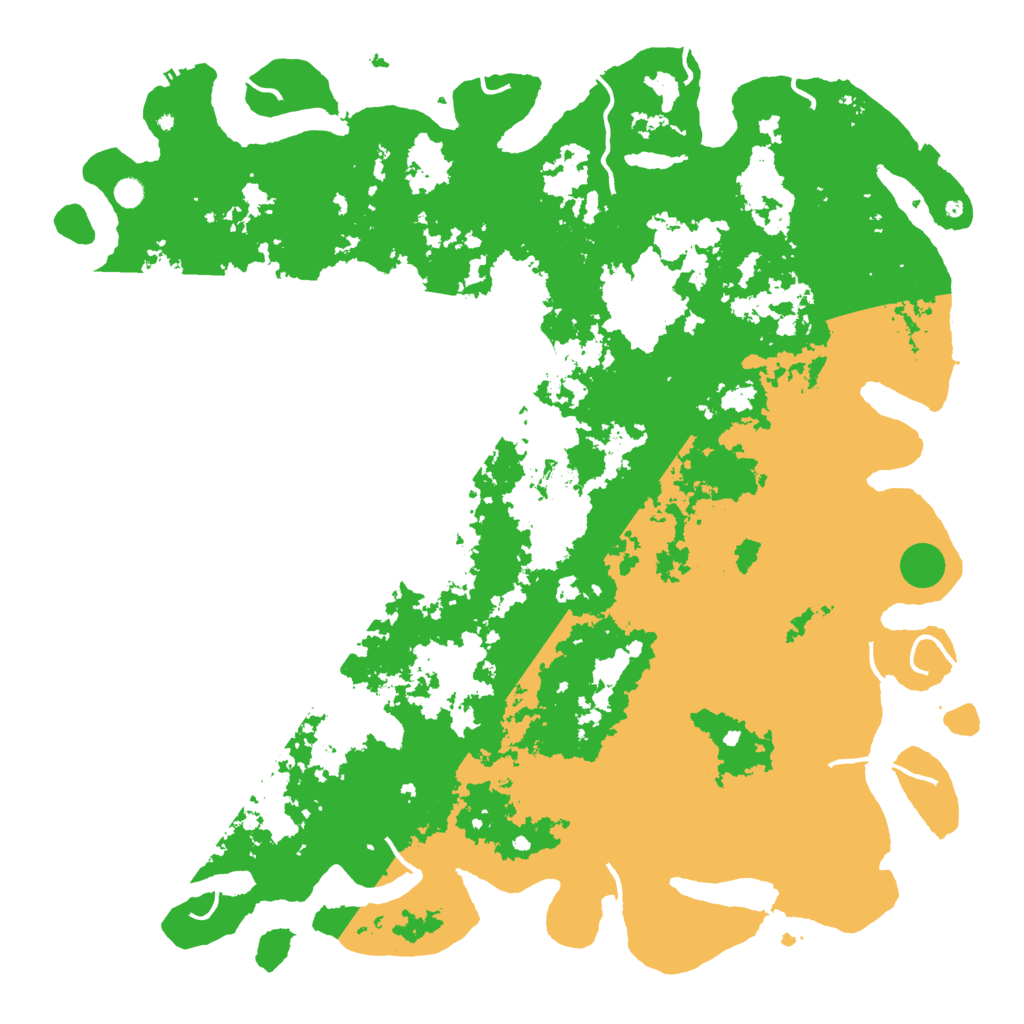 Biome Rust Map: Procedural Map, Size: 6000, Seed: 2055087117
