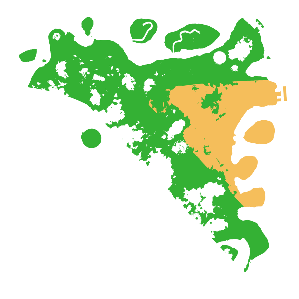 Biome Rust Map: Procedural Map, Size: 4100, Seed: 48655828