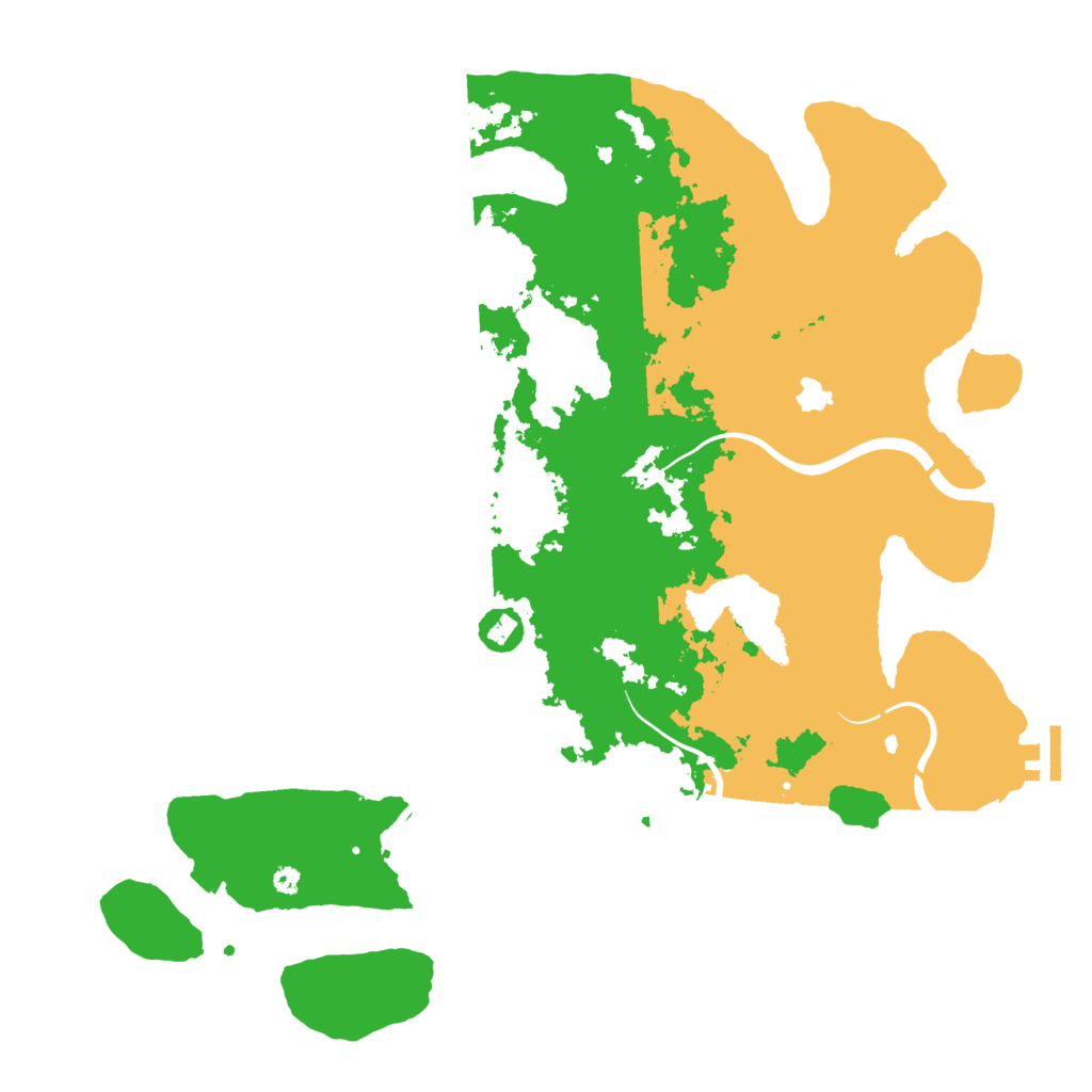 Biome Rust Map: Procedural Map, Size: 4000, Seed: 1799802130