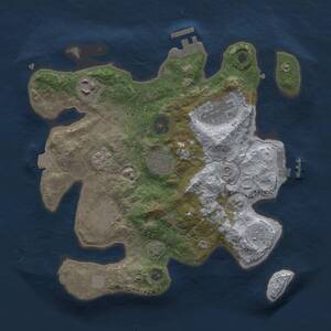 Thumbnail Rust Map: Procedural Map, Size: 2800, Seed: 1438718039, 11 Monuments