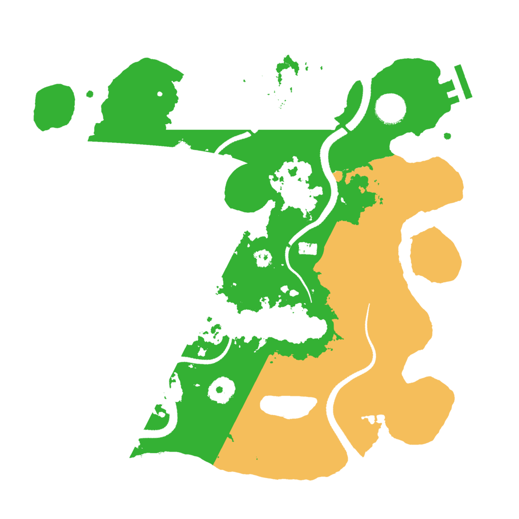 Biome Rust Map: Procedural Map, Size: 3000, Seed: 654312