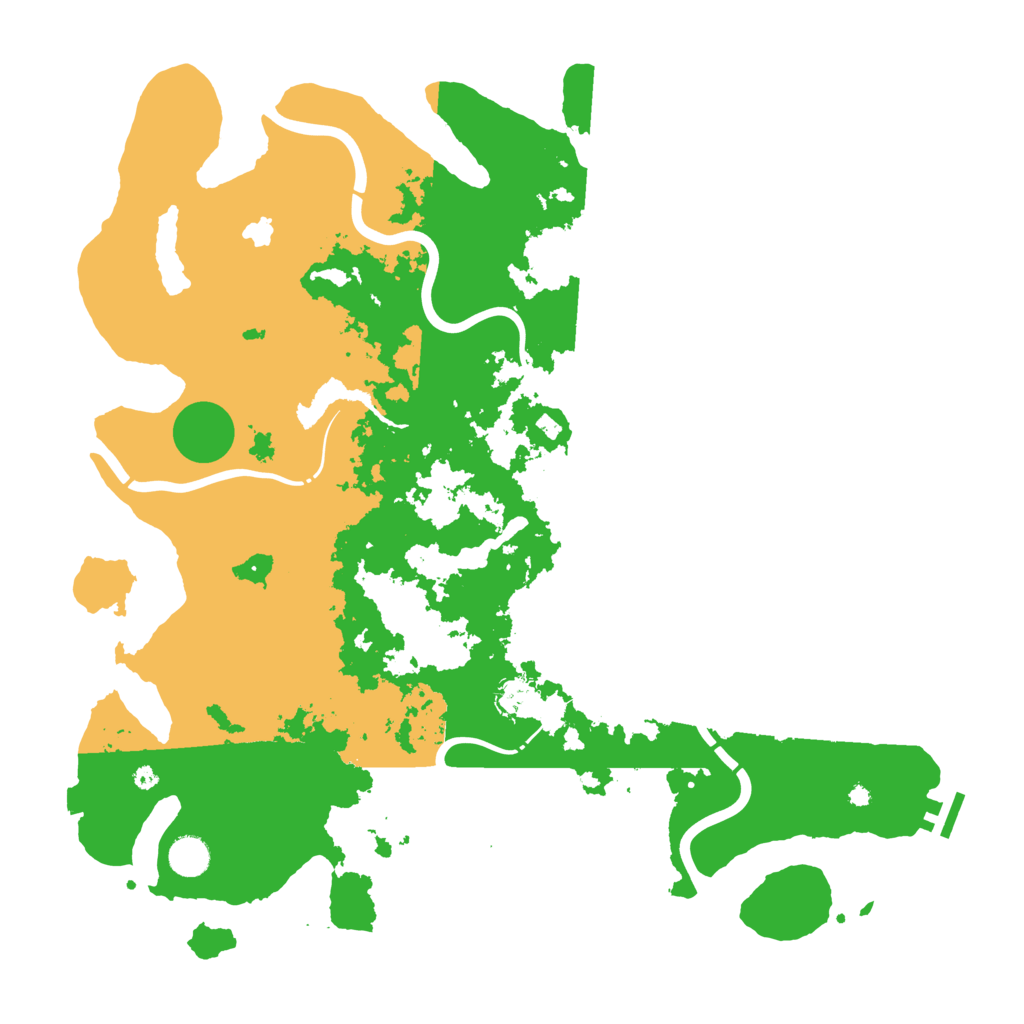 Biome Rust Map: Procedural Map, Size: 4400, Seed: 1881287320