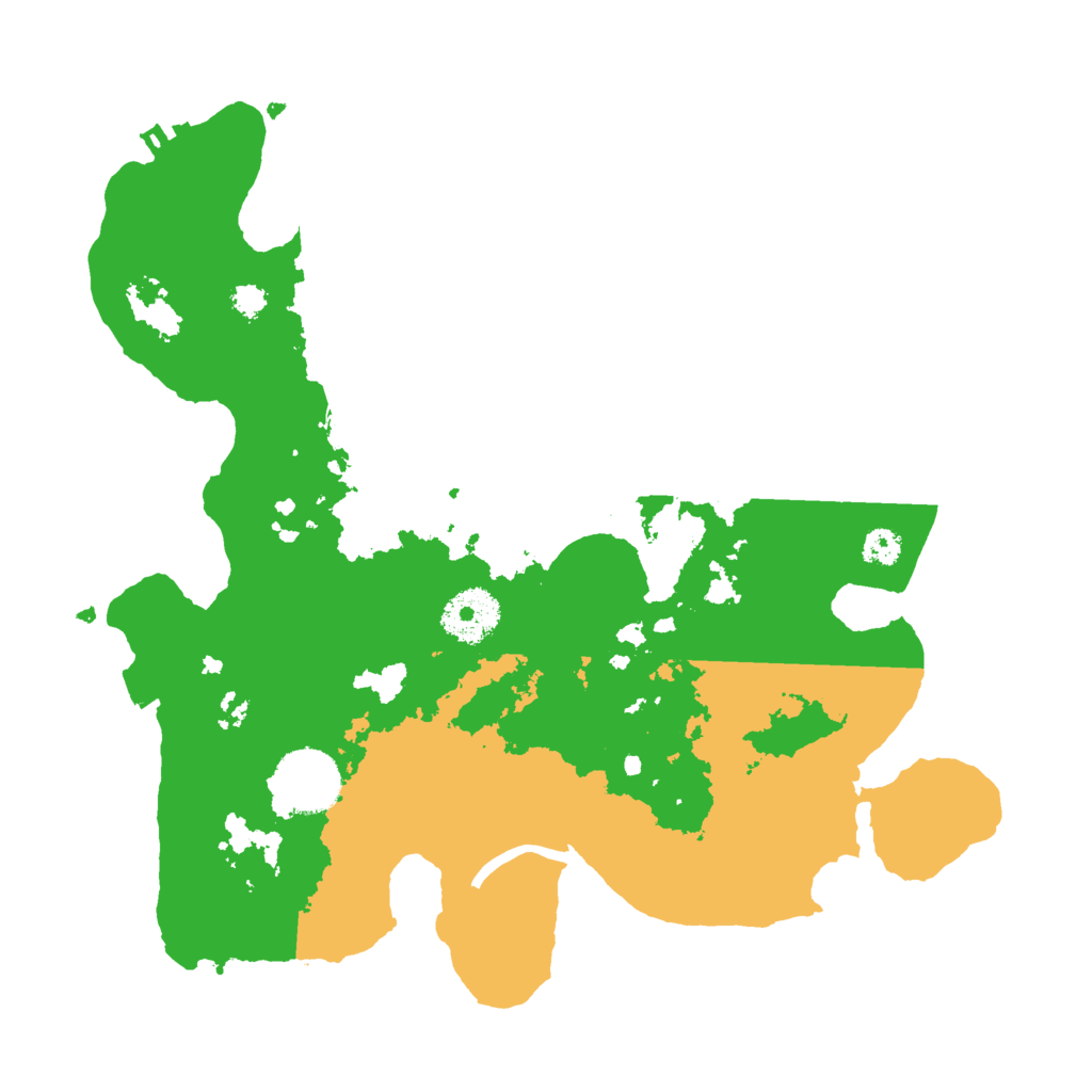 Biome Rust Map: Procedural Map, Size: 3000, Seed: 689122