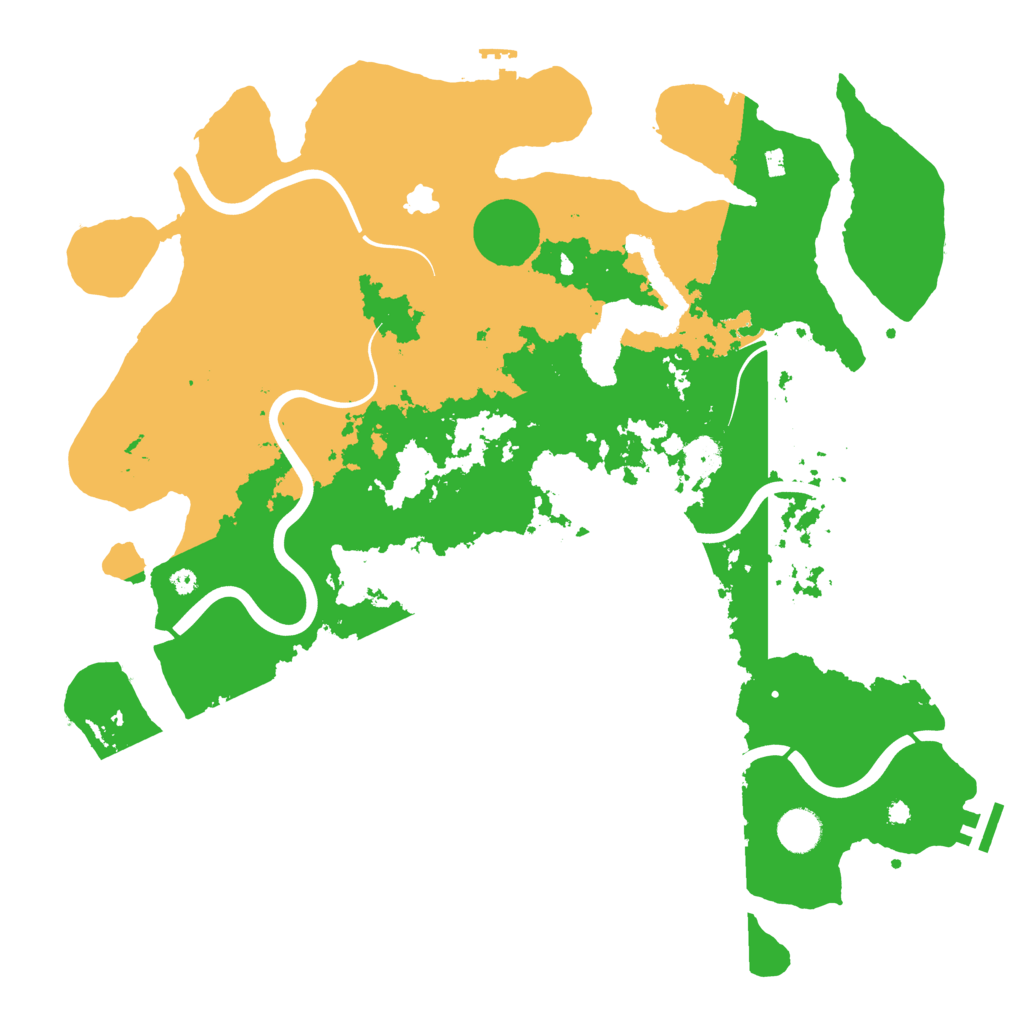 Biome Rust Map: Procedural Map, Size: 4100, Seed: 55893867