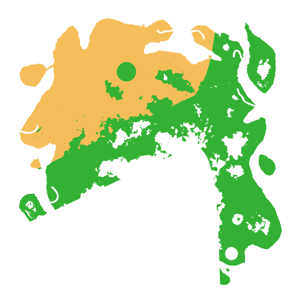 Biome Rust Map: Procedural Map, Size: 4100, Seed: 55893867