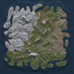 Thumbnail Rust Map: Procedural Map, Size: 5000, Seed: 712, 19 Monuments