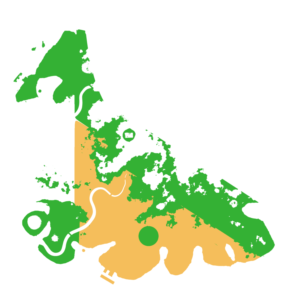Biome Rust Map: Procedural Map, Size: 3950, Seed: 26963481