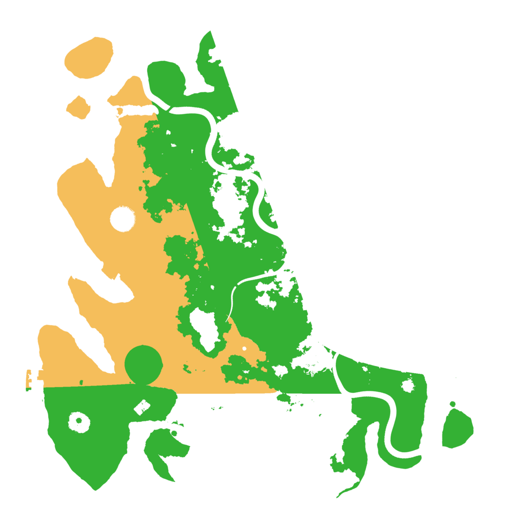Biome Rust Map: Procedural Map, Size: 3700, Seed: 30078951