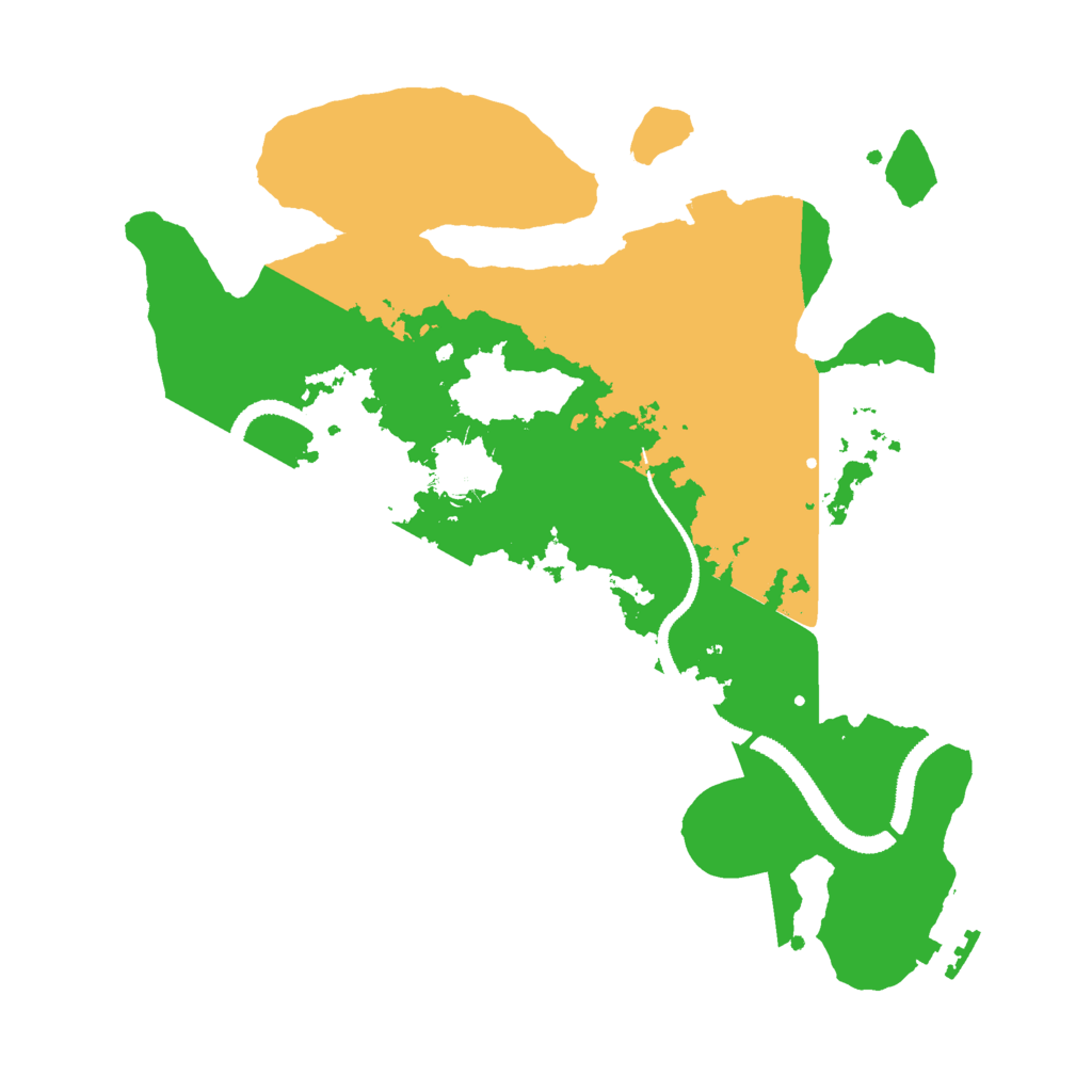 Biome Rust Map: Procedural Map, Size: 3000, Seed: 877189