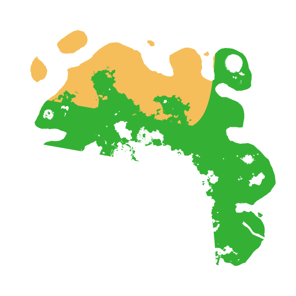 Biome Rust Map: Procedural Map, Size: 3000, Seed: 4216