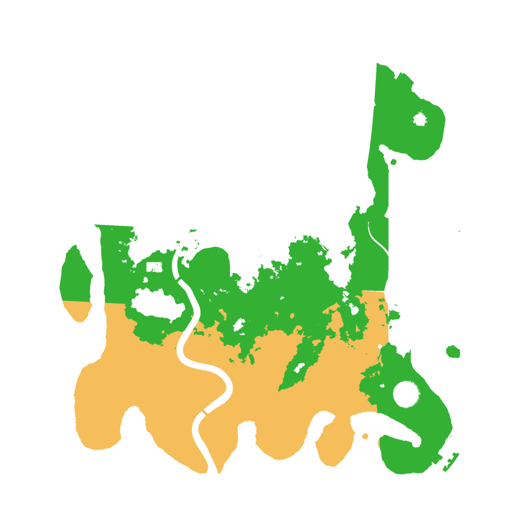 Biome Rust Map: Procedural Map, Size: 3500, Seed: 102748983