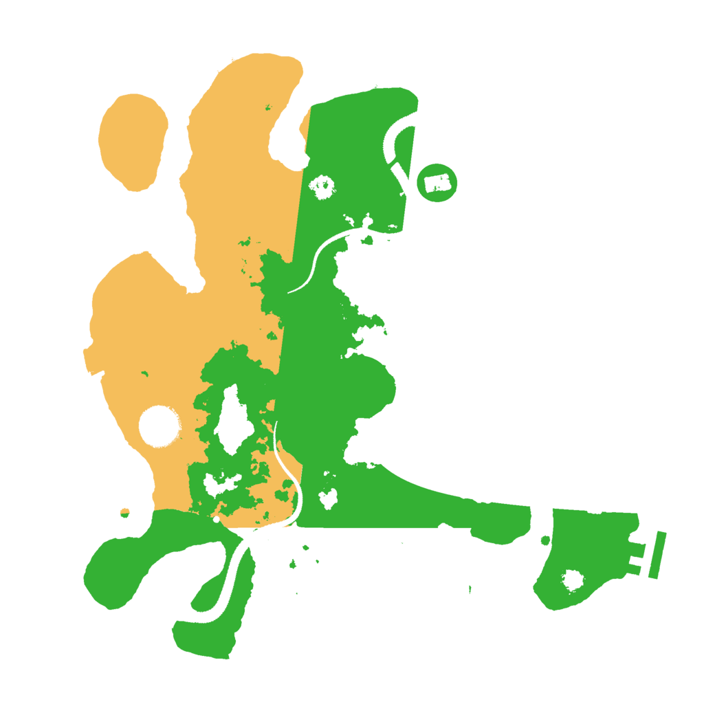 Biome Rust Map: Procedural Map, Size: 3000, Seed: 8320