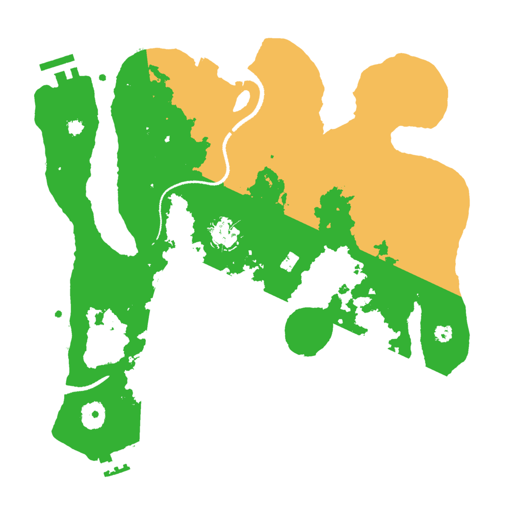 Biome Rust Map: Procedural Map, Size: 3000, Seed: 805255097