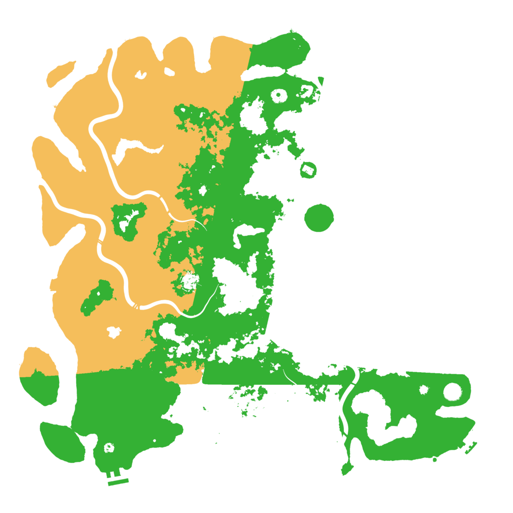 Biome Rust Map: Procedural Map, Size: 5000, Seed: 1563414467