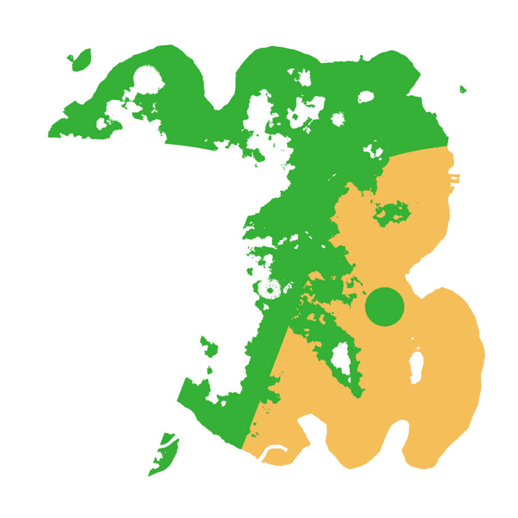 Biome Rust Map: Procedural Map, Size: 3500, Seed: 1103452966