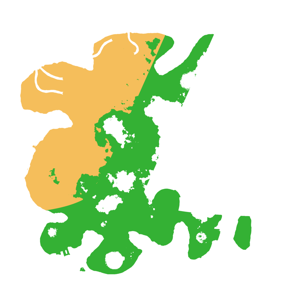 Biome Rust Map: Procedural Map, Size: 3000, Seed: 24665