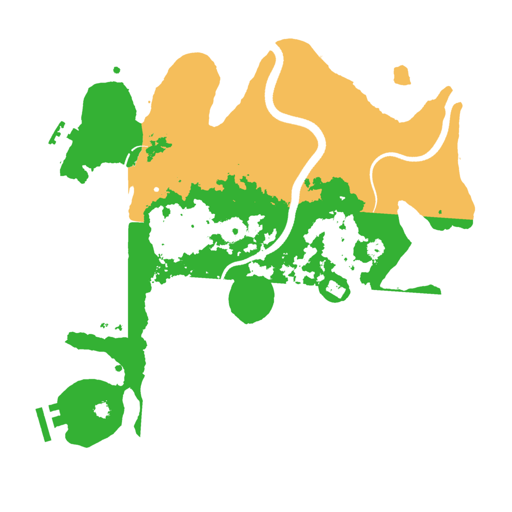 Biome Rust Map: Procedural Map, Size: 3000, Seed: 196447913