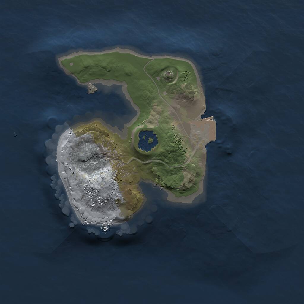 Rust Map: Procedural Map, Size: 1465, Seed: 416591628, 1 Monuments