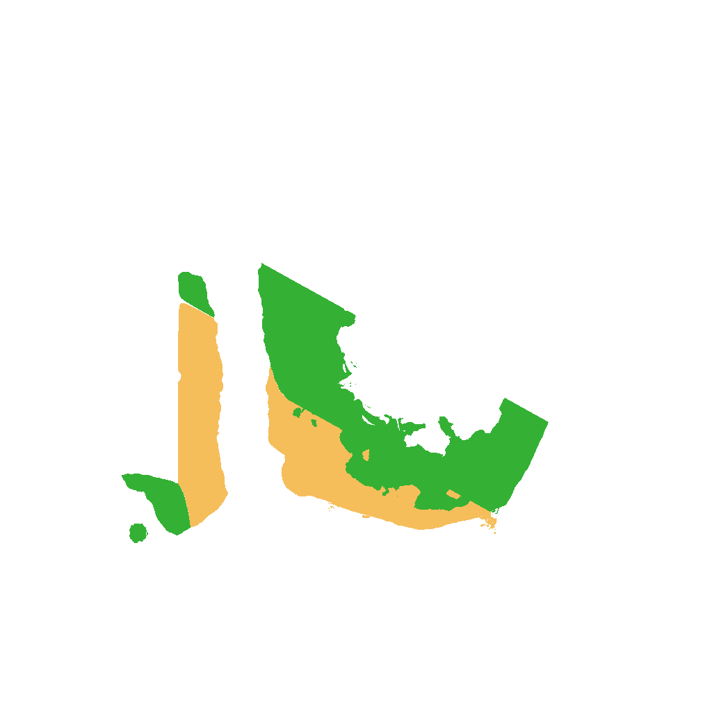 Biome Rust Map: Procedural Map, Size: 1524, Seed: 264720676