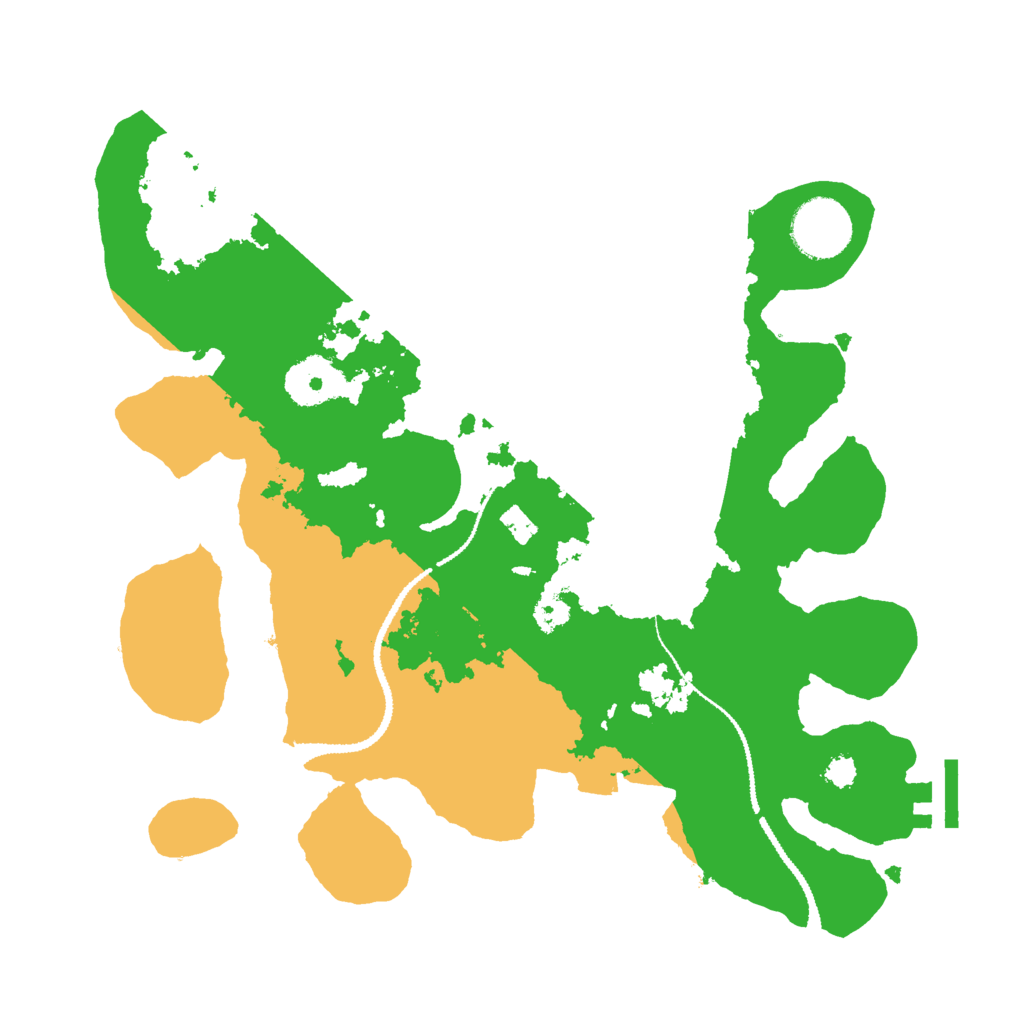 Biome Rust Map: Procedural Map, Size: 3000, Seed: 1106886942