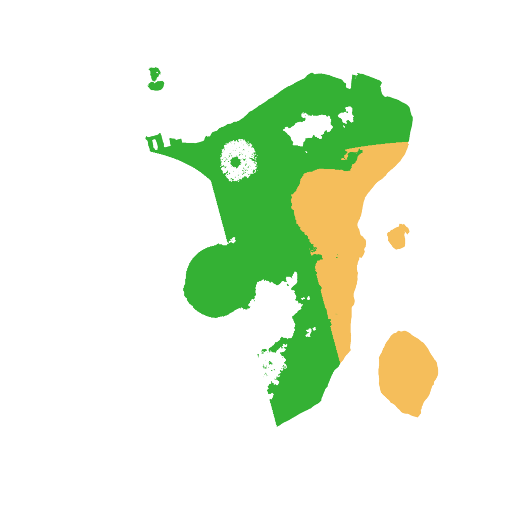Biome Rust Map: Procedural Map, Size: 2000, Seed: 781995596