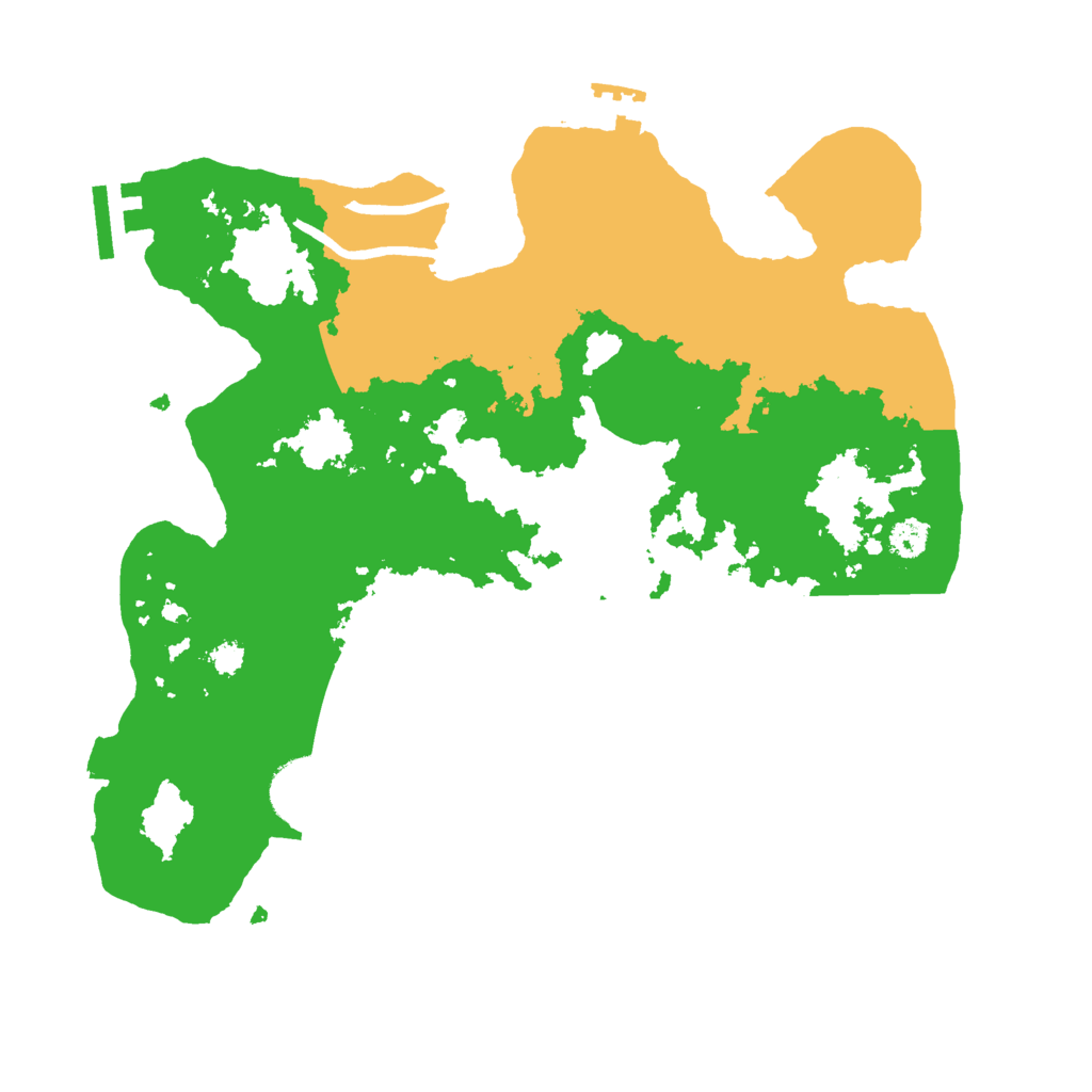 Biome Rust Map: Procedural Map, Size: 3000, Seed: 735612926