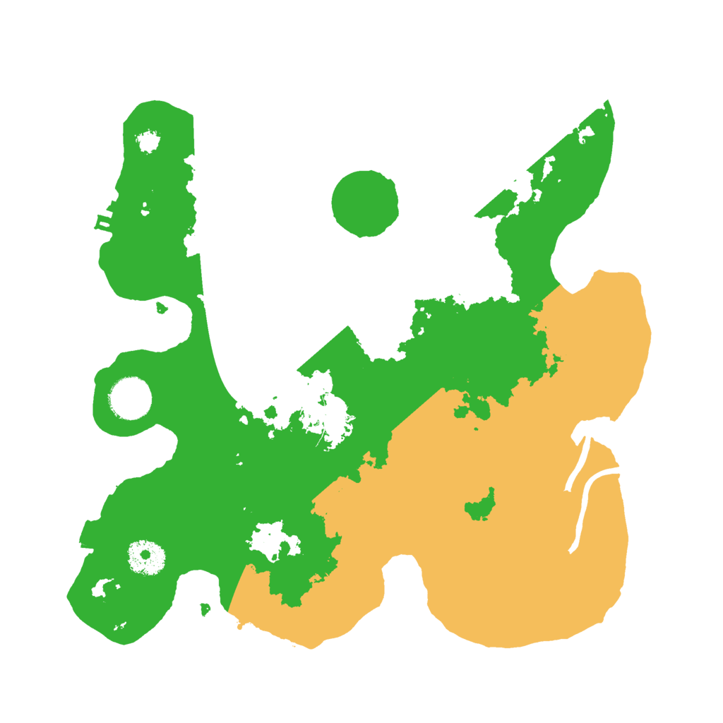 Biome Rust Map: Procedural Map, Size: 3000, Seed: 2343
