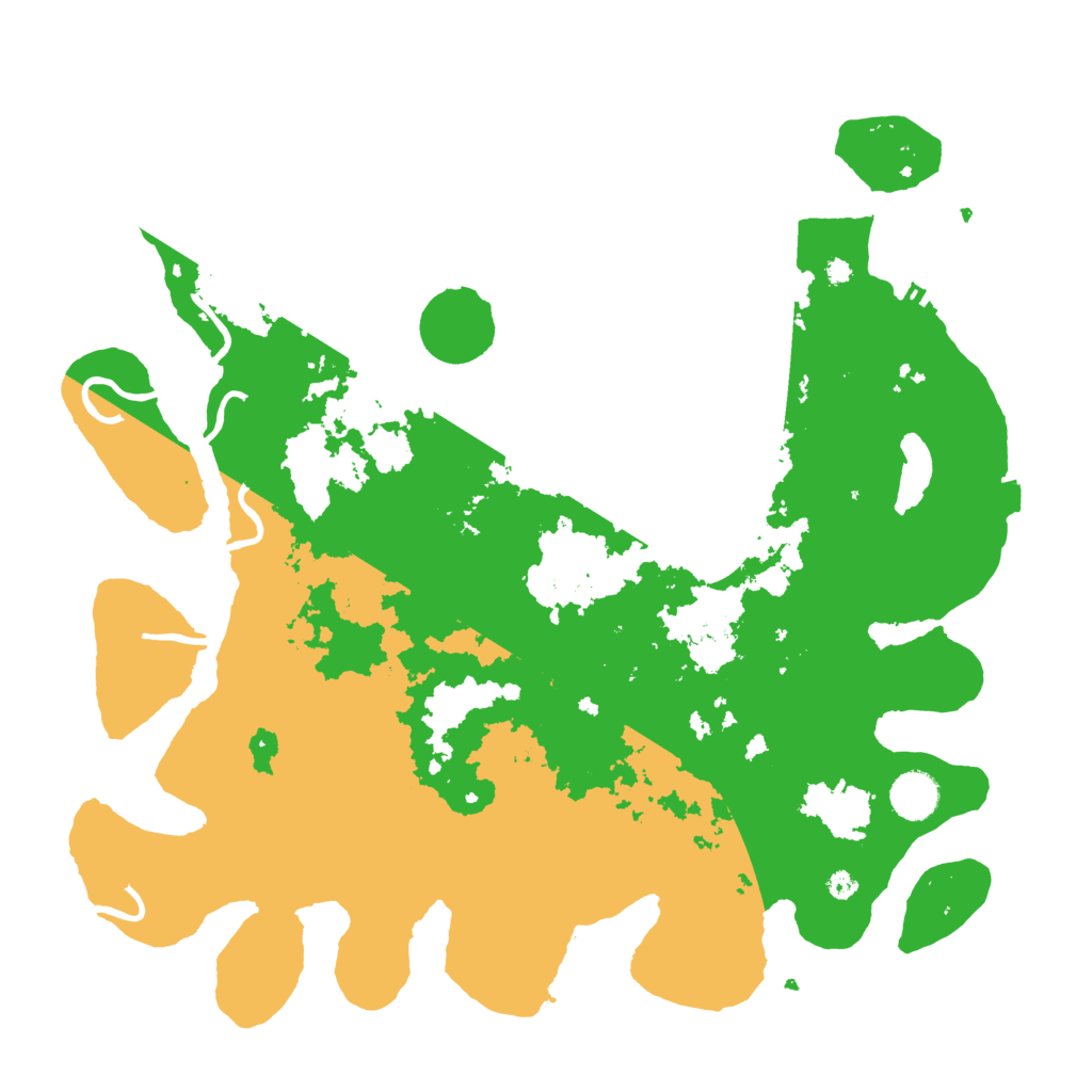 Biome Rust Map: Procedural Map, Size: 3950, Seed: 90753825