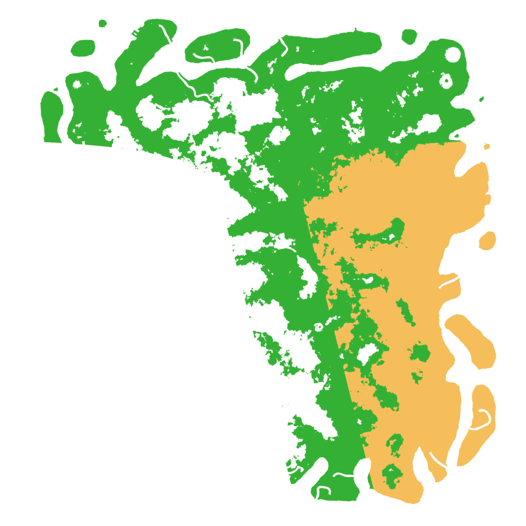 Biome Rust Map: Procedural Map, Size: 6000, Seed: 2068376