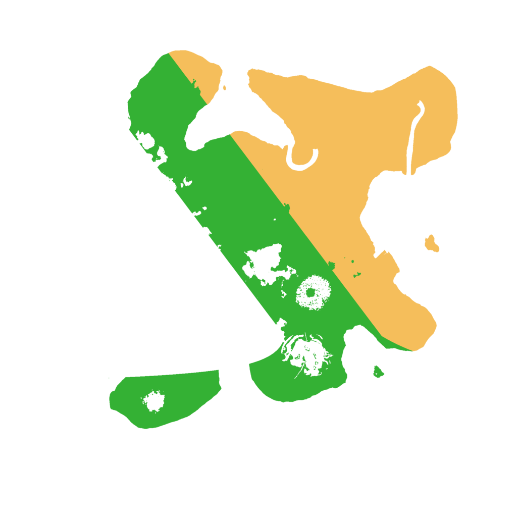 Biome Rust Map: Procedural Map, Size: 2300, Seed: 873949022