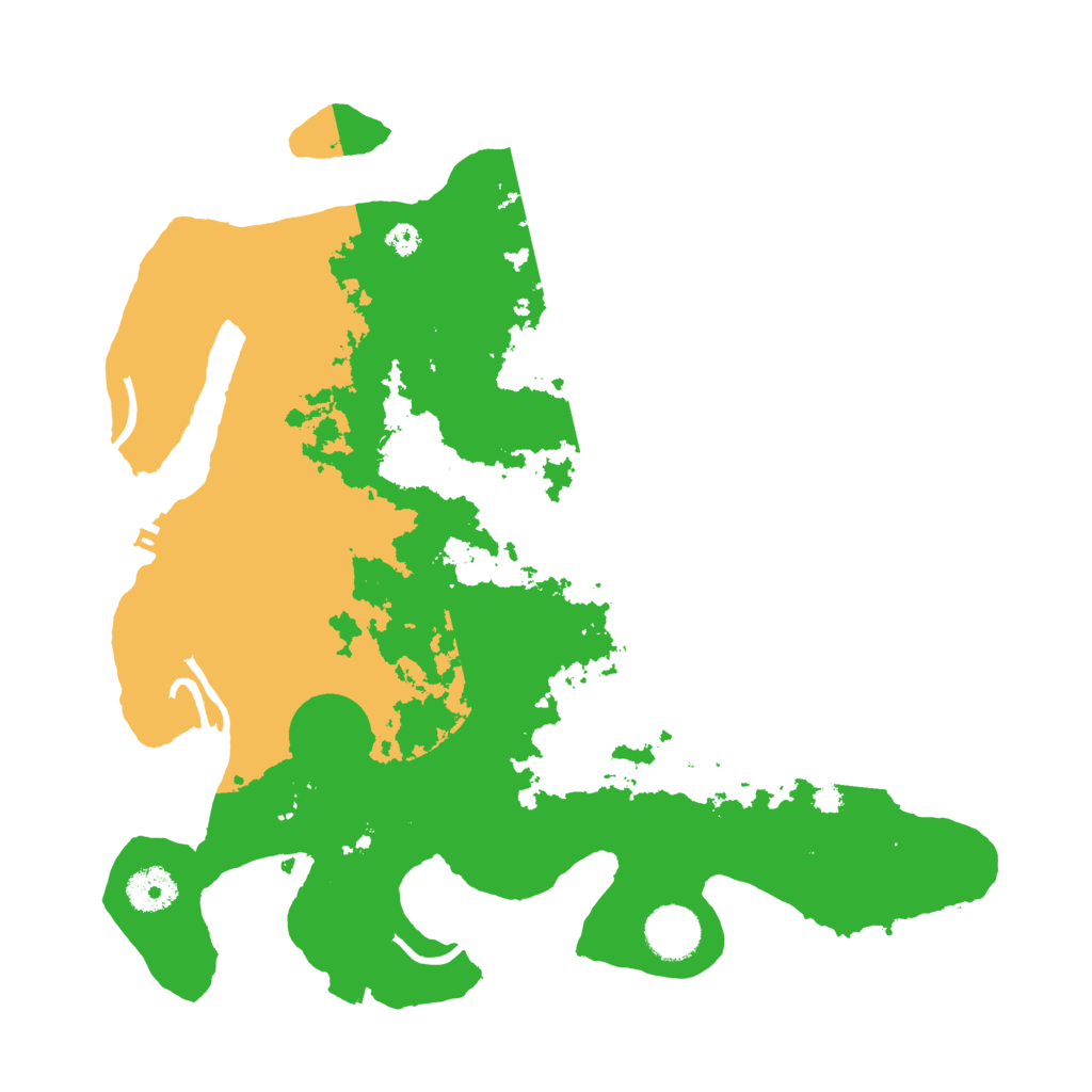 Biome Rust Map: Procedural Map, Size: 3500, Seed: 84526