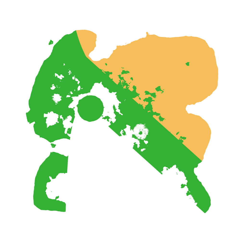 Biome Rust Map: Procedural Map, Size: 2500, Seed: 649547735