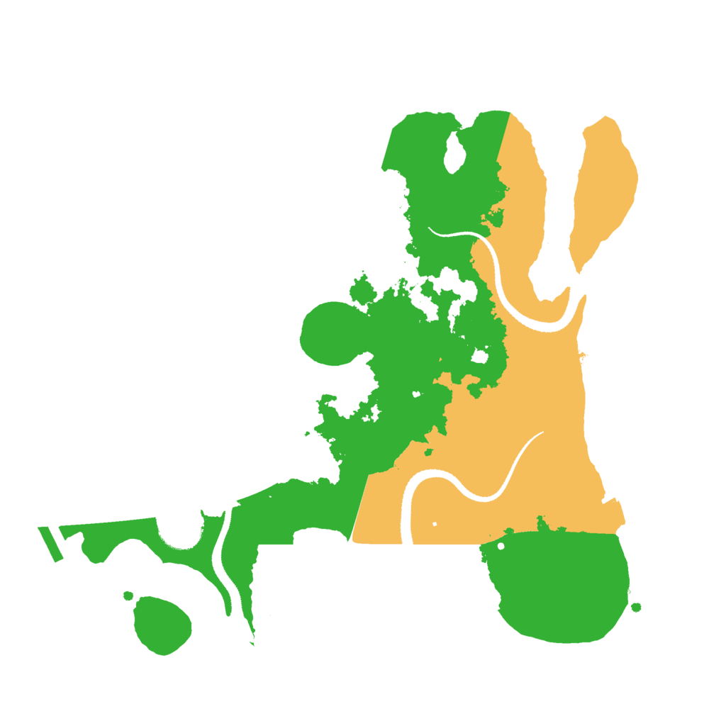 Biome Rust Map: Procedural Map, Size: 3000, Seed: 968973367