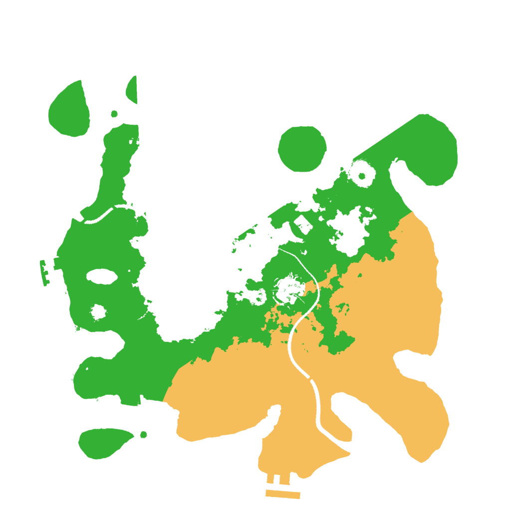 Biome Rust Map: Procedural Map, Size: 3000, Seed: 1500286479