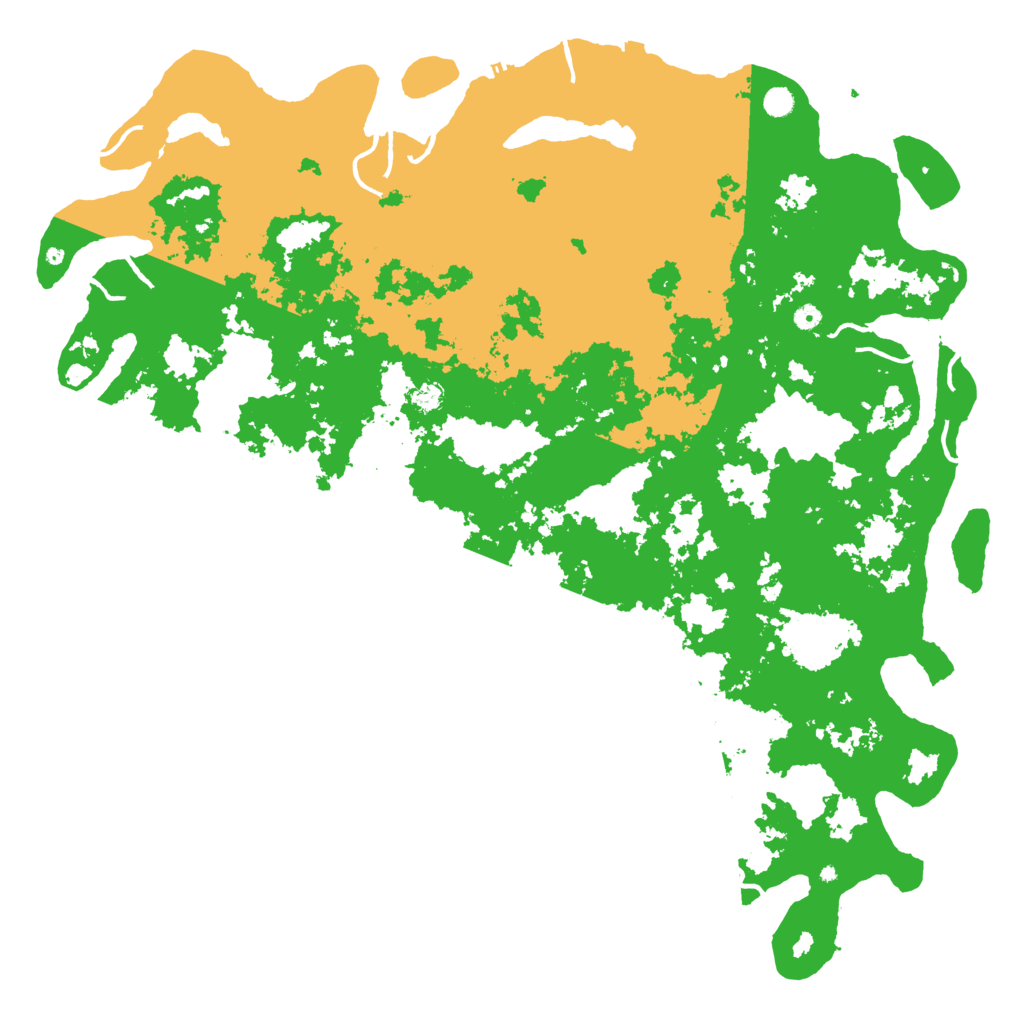 Biome Rust Map: Procedural Map, Size: 6000, Seed: 192720205