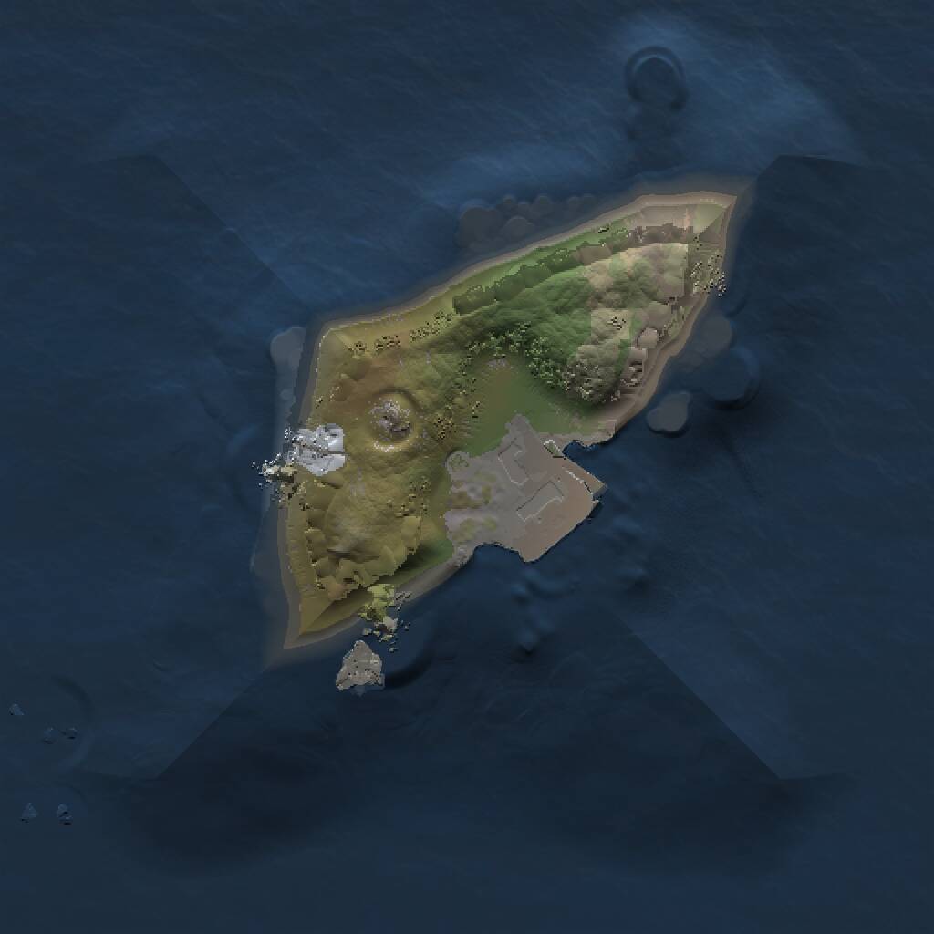 Rust Map: Procedural Map, Size: 1000, Seed: 765397515, 1 Monuments