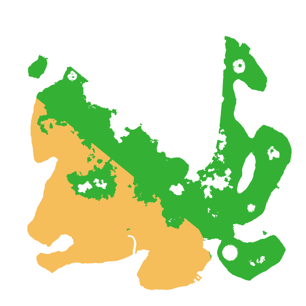 Biome Rust Map: Procedural Map, Size: 3500, Seed: 182861307