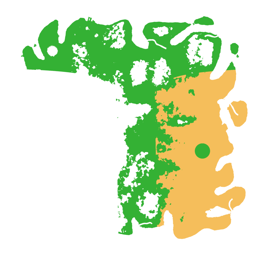 Biome Rust Map: Procedural Map, Size: 4500, Seed: 1256961012