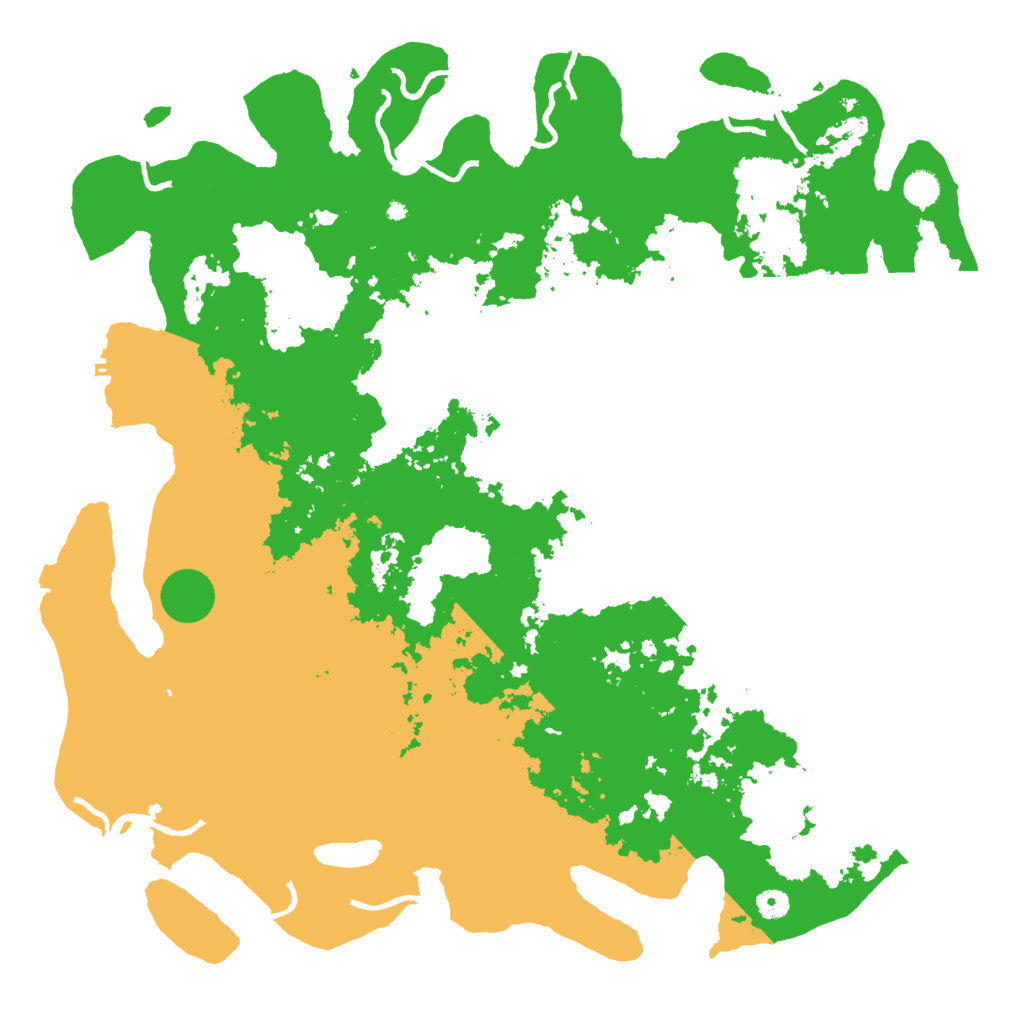 Biome Rust Map: Procedural Map, Size: 5000, Seed: 1422561234