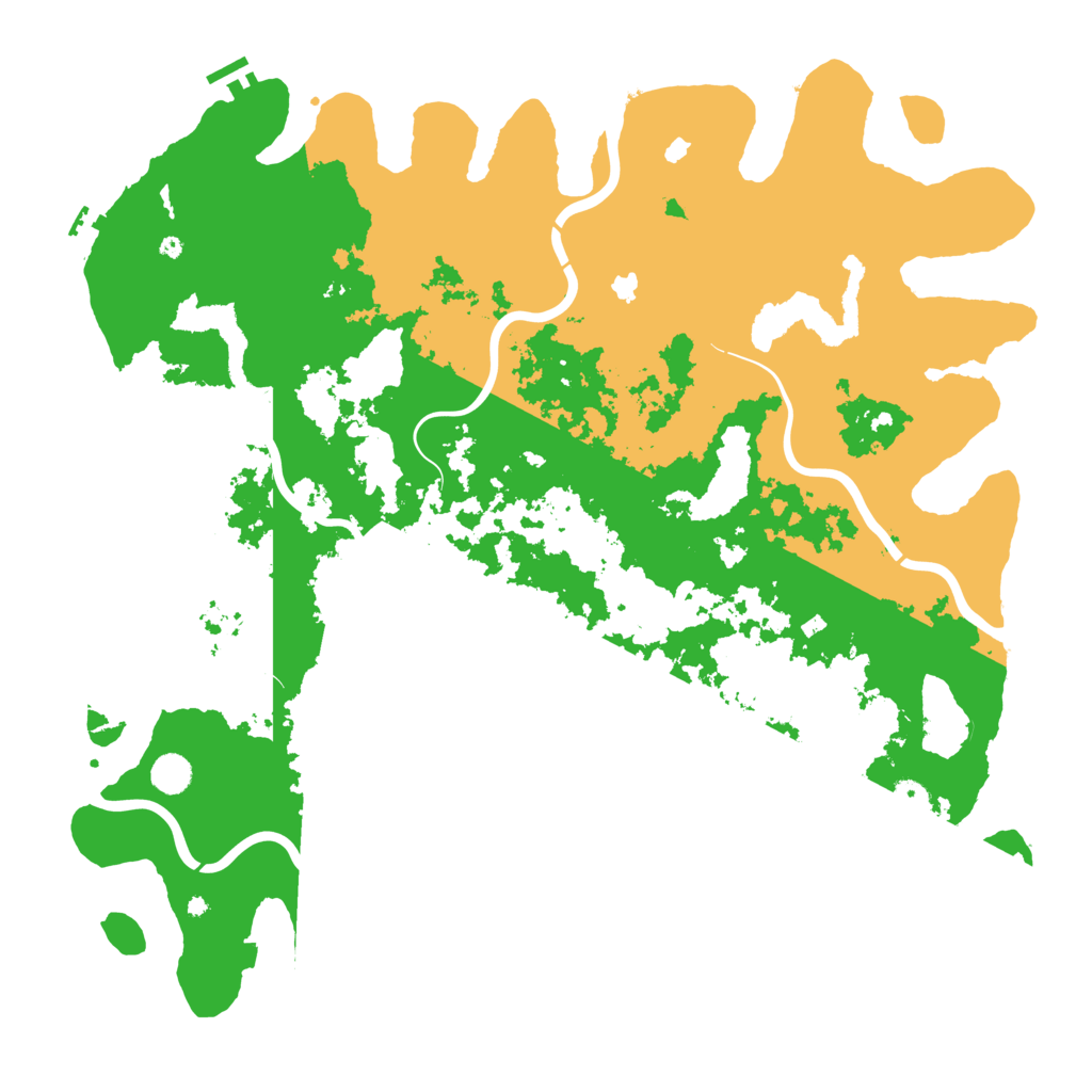 Biome Rust Map: Procedural Map, Size: 5000, Seed: 1421237655