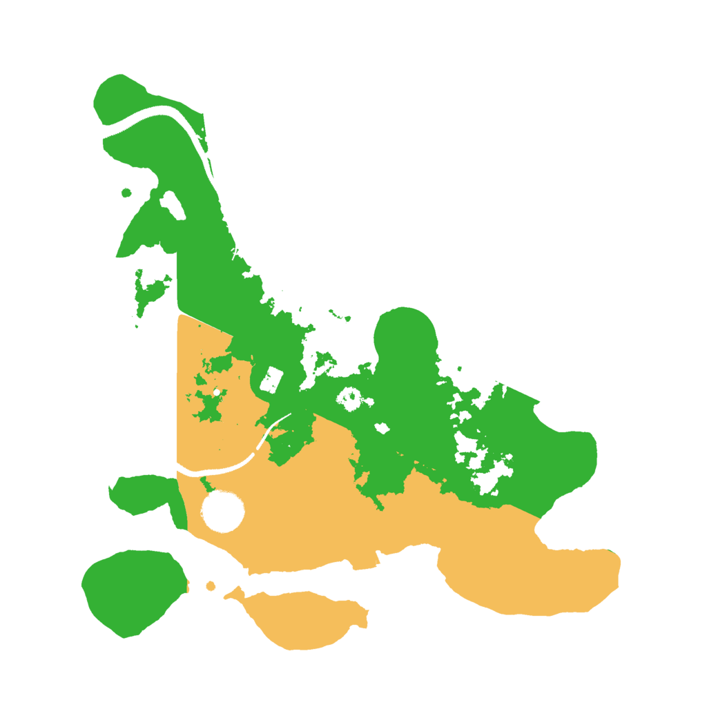 Biome Rust Map: Procedural Map, Size: 3000, Seed: 393558863