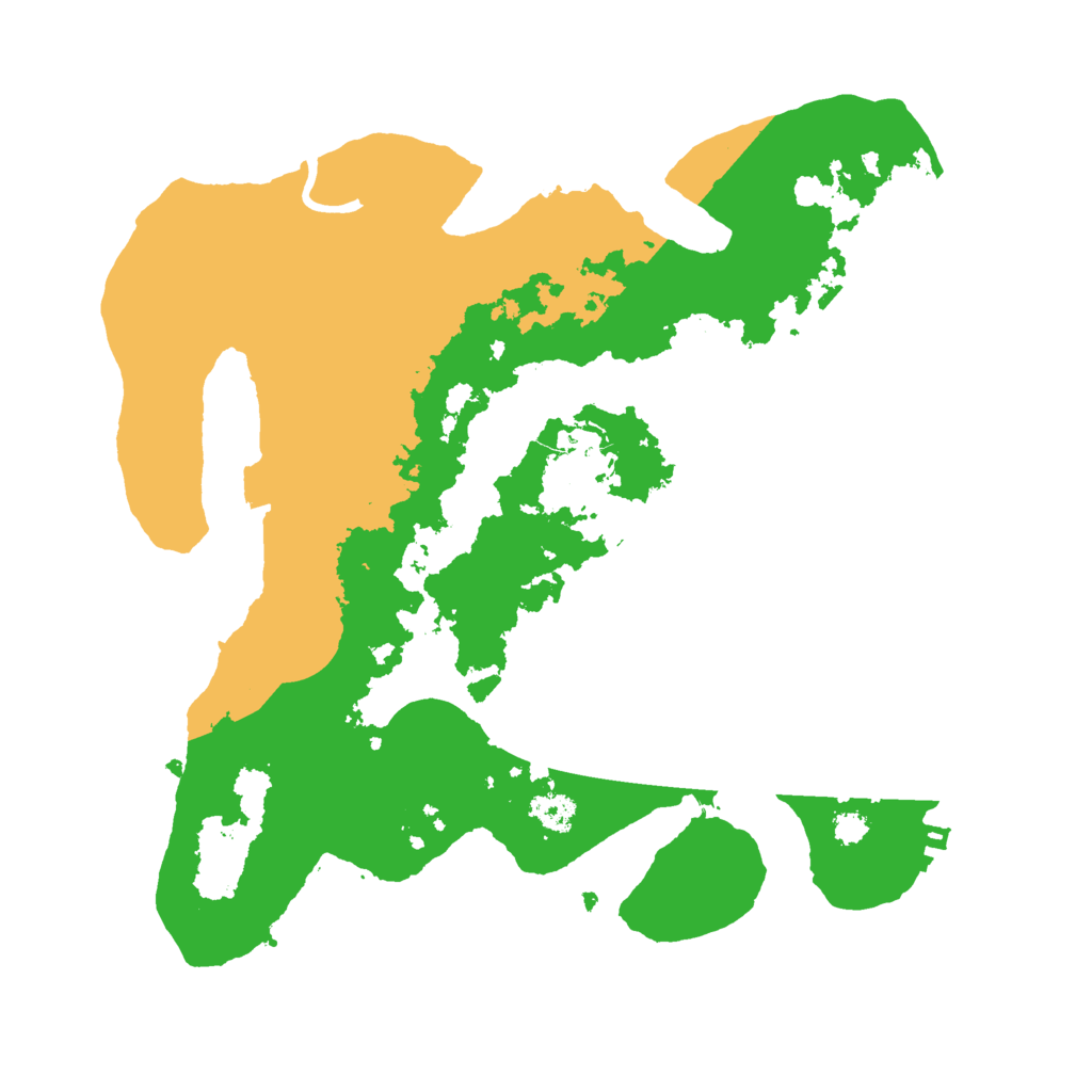 Biome Rust Map: Procedural Map, Size: 3000, Seed: 32255