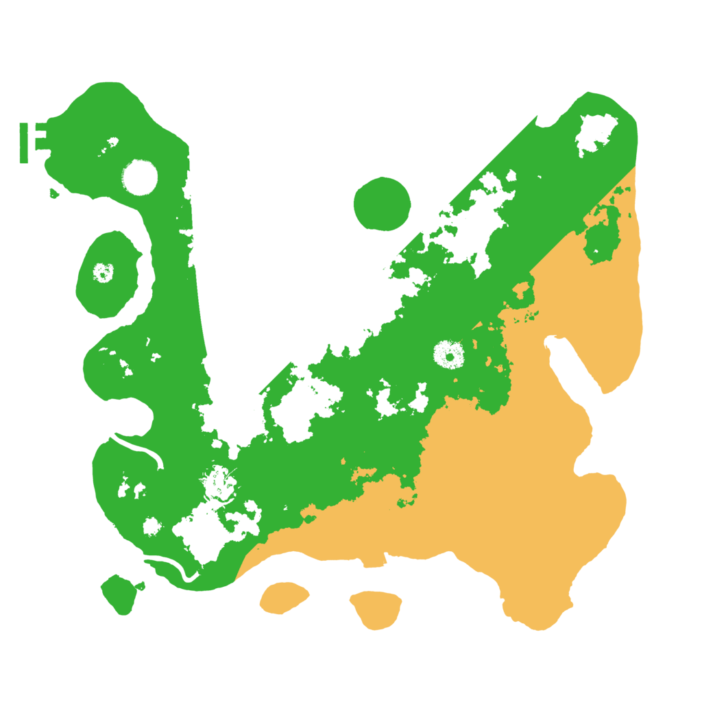 Biome Rust Map: Procedural Map, Size: 3500, Seed: 622154838