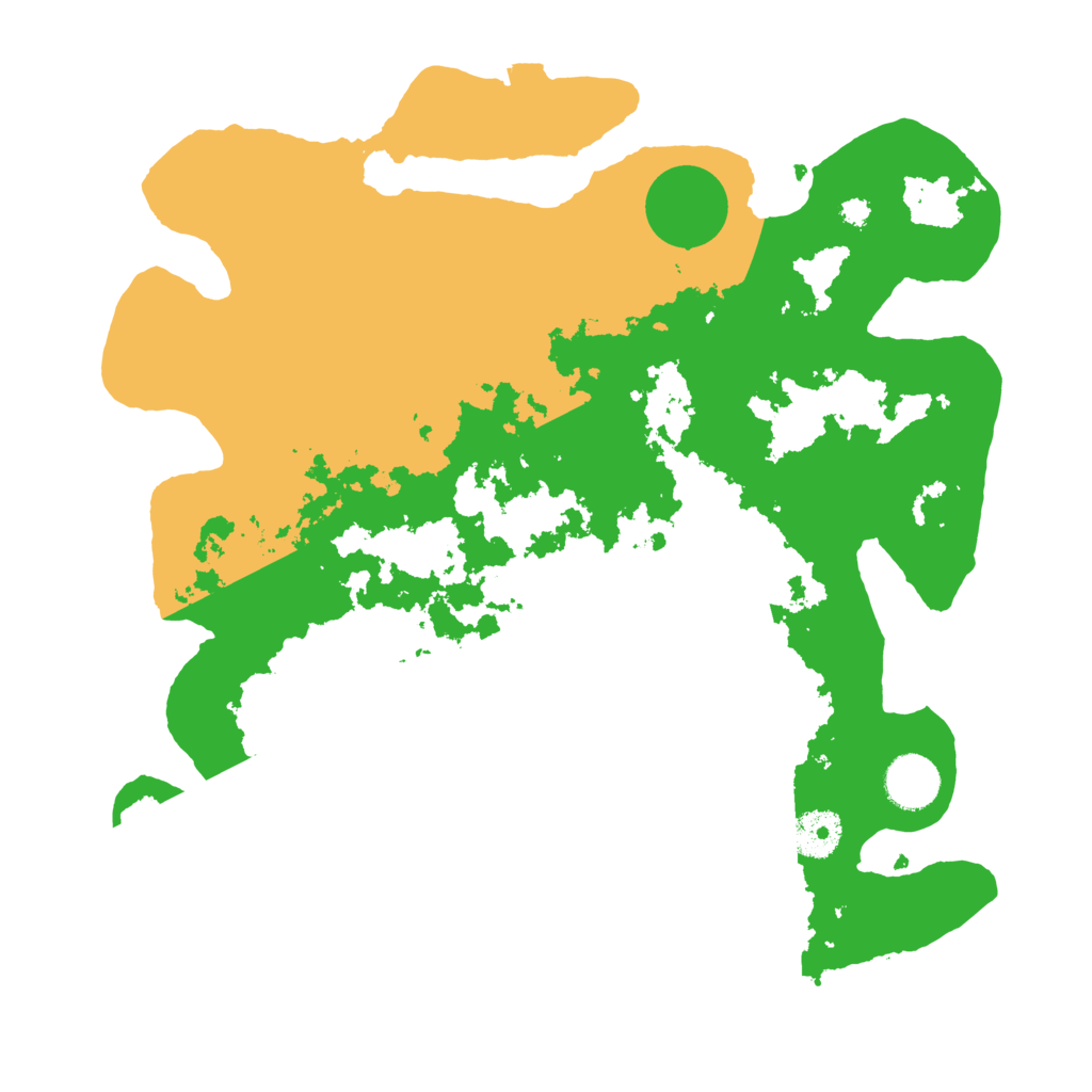 Biome Rust Map: Procedural Map, Size: 3500, Seed: 596681430