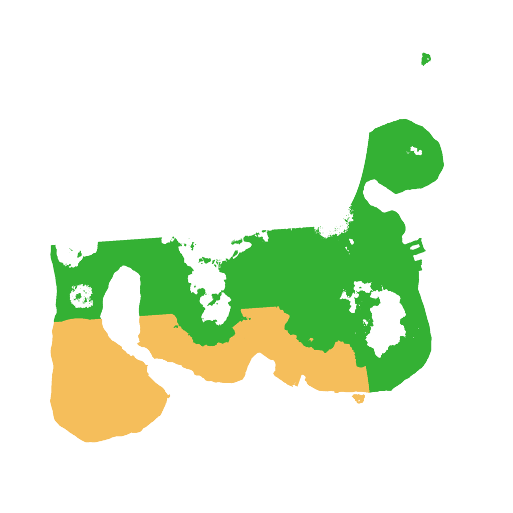 Biome Rust Map: Procedural Map, Size: 2200, Seed: 7292