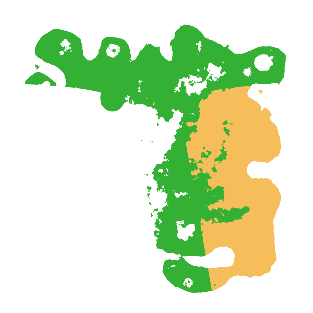 Biome Rust Map: Procedural Map, Size: 3500, Seed: 53005002