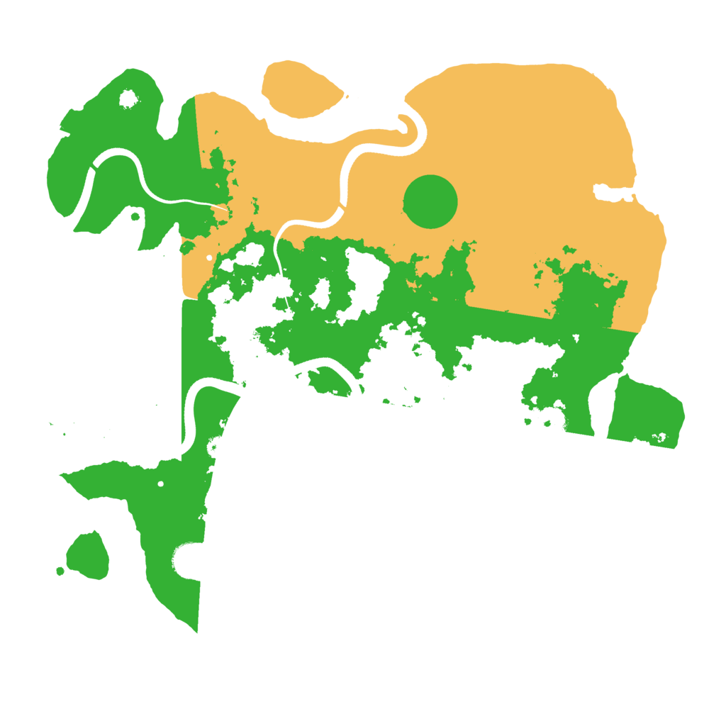 Biome Rust Map: Procedural Map, Size: 3550, Seed: 51443055